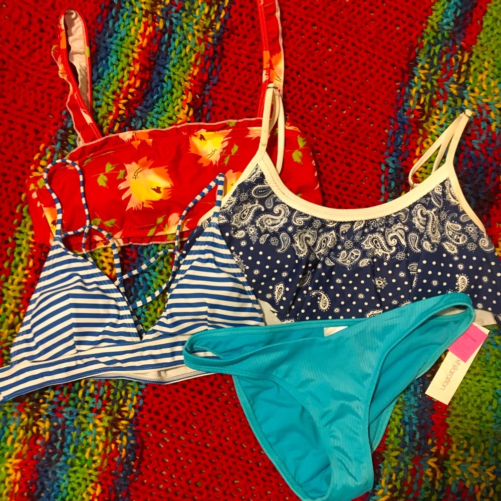 Assorted swim tops and bottoms 4/$10